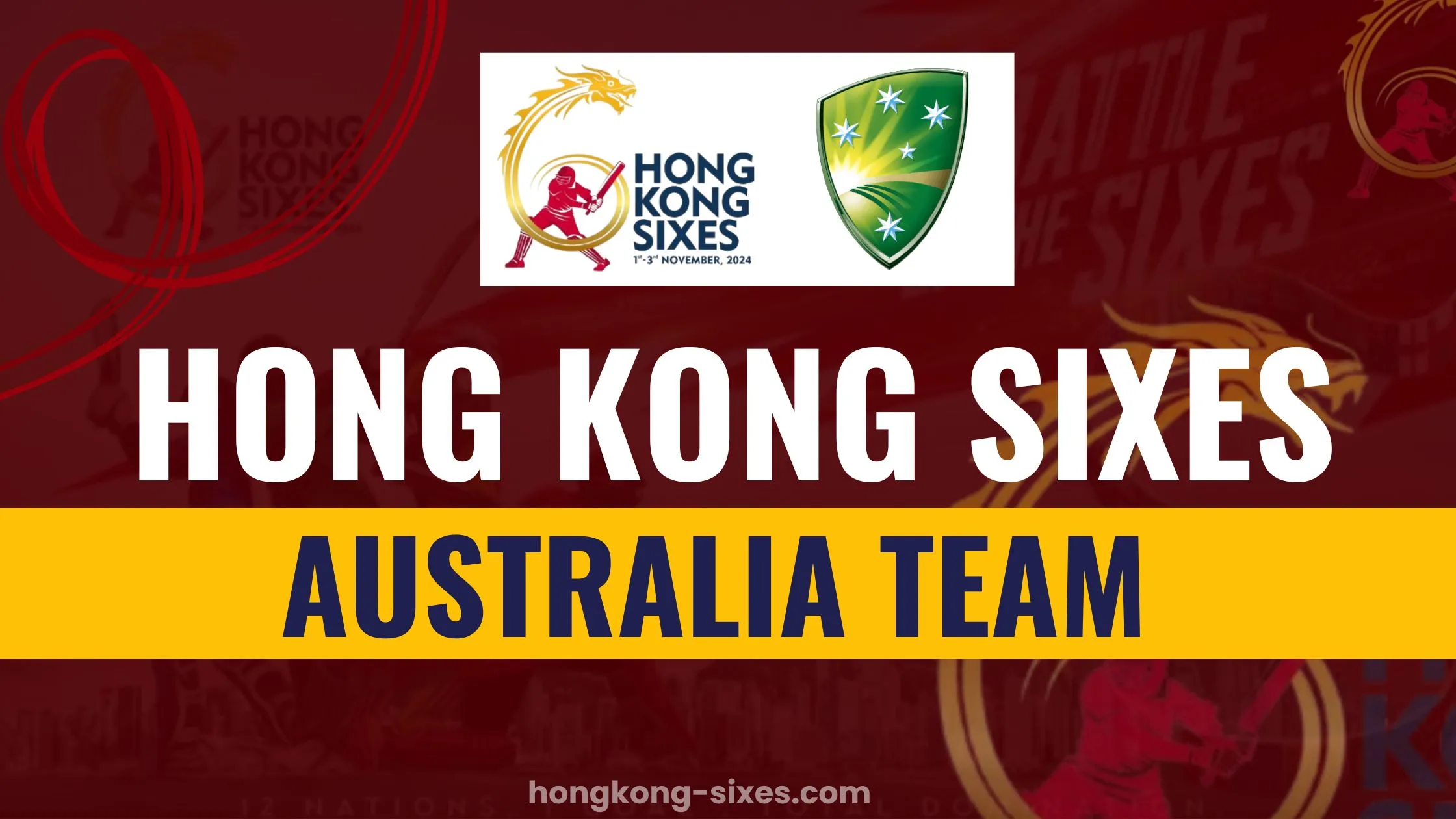 Australia Team in Hong Kong Sixes