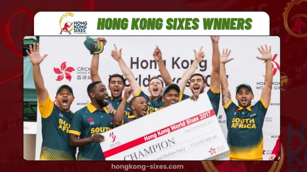 Hong Kong Sixes Winners