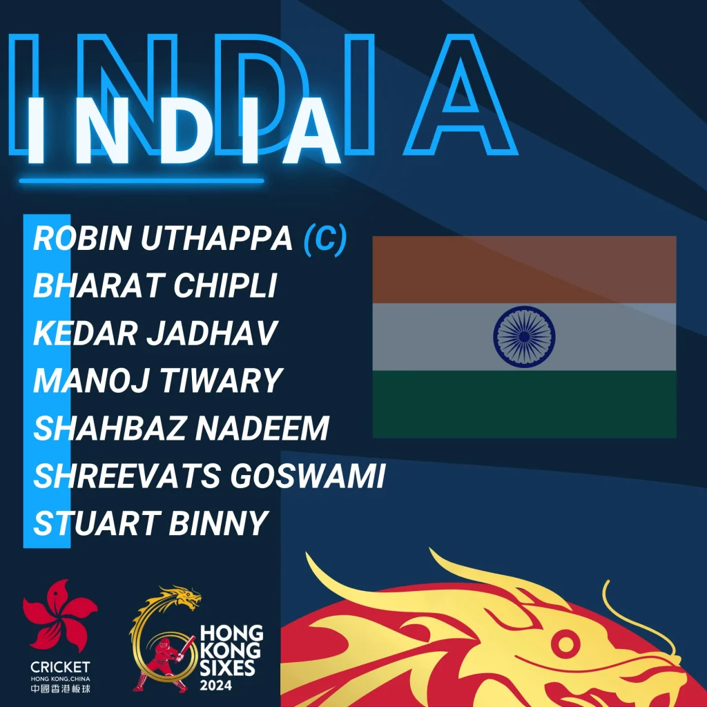 india squad in Hong Kong Sixes